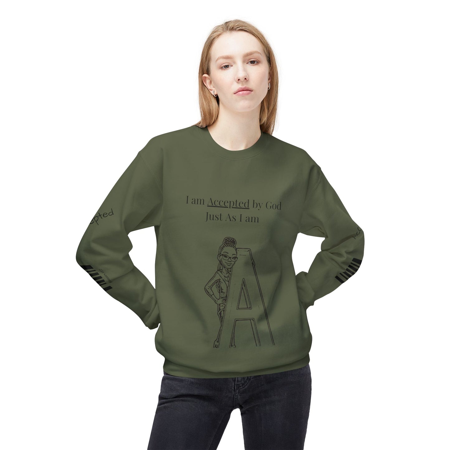 A-Z Bible Affirmation Unisex Crewneck Sweatshirt