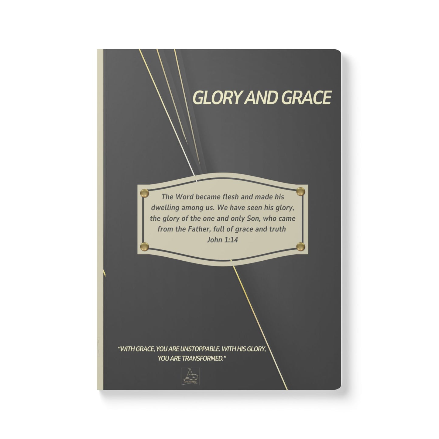 Glory and Grace Notebook with Declaration Inside Prints
