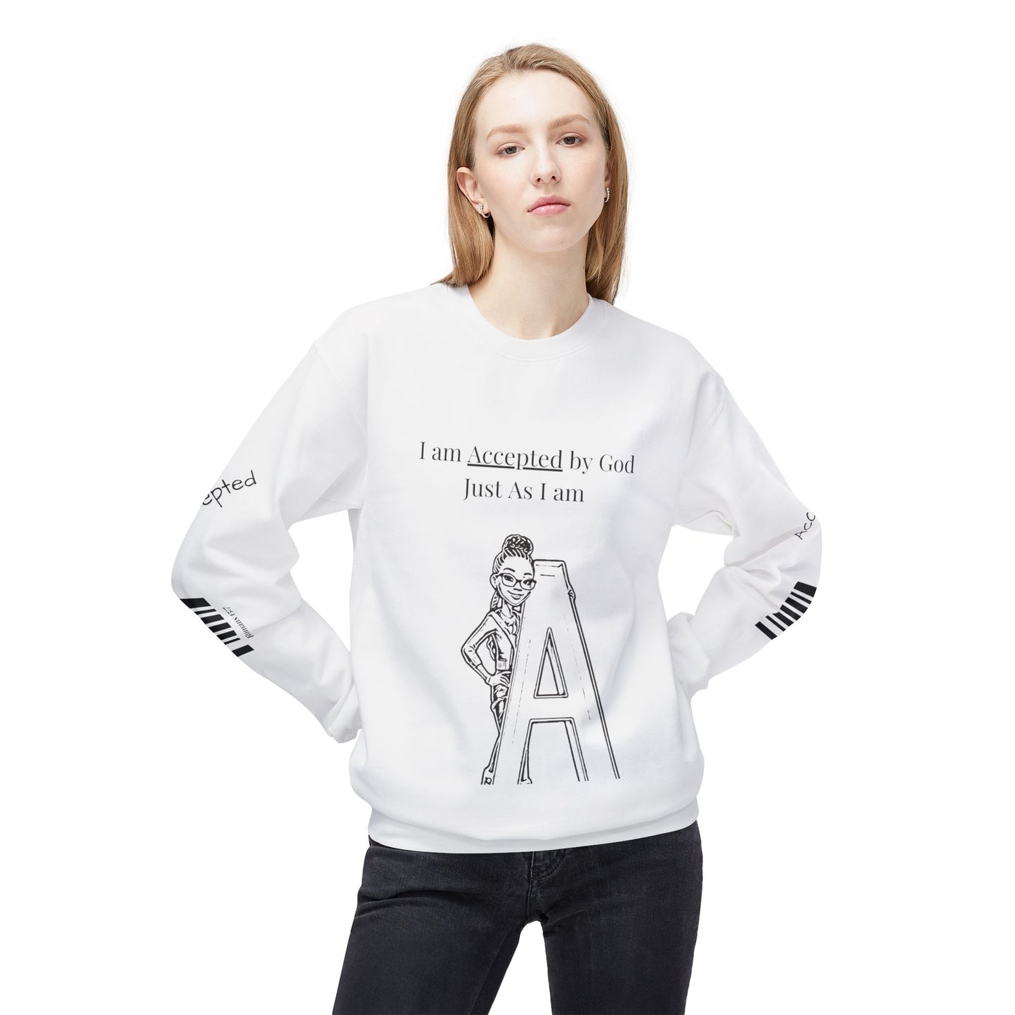 A-Z Bible Affirmation Unisex Crewneck Sweatshirt