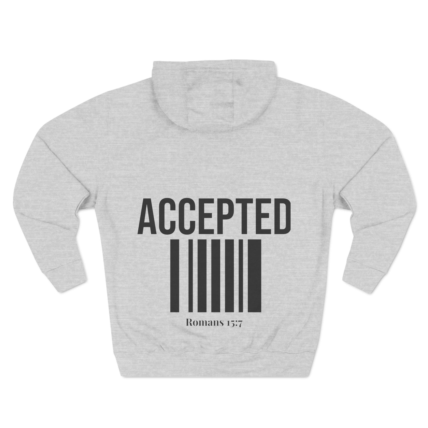 Three-Panel Fleece Hoodie
