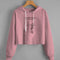 Lady'S Fleece Cropped Hoodie | Lane Seven LS12000