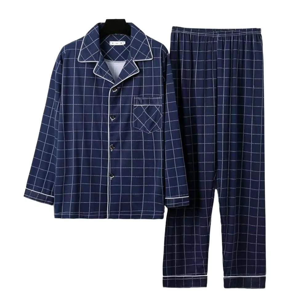 Men Fall Winter Pajamas Set