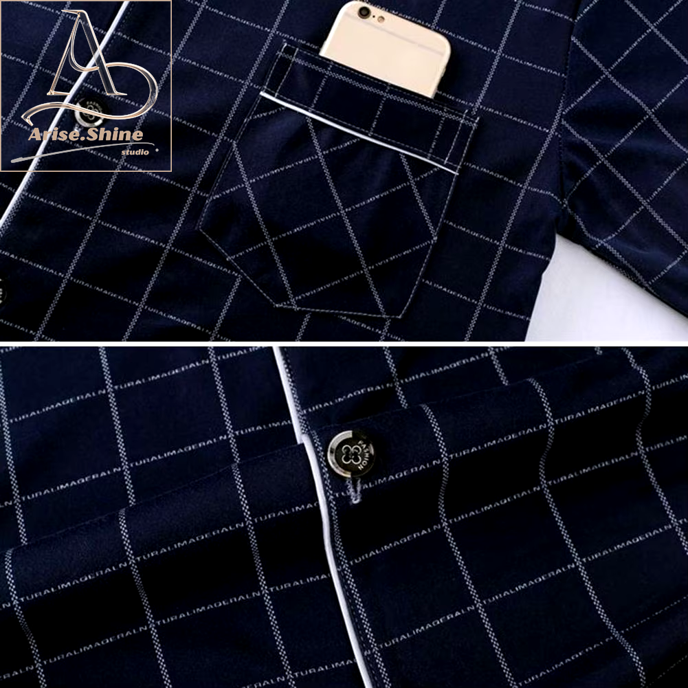 Men Fall Winter Pajamas Set