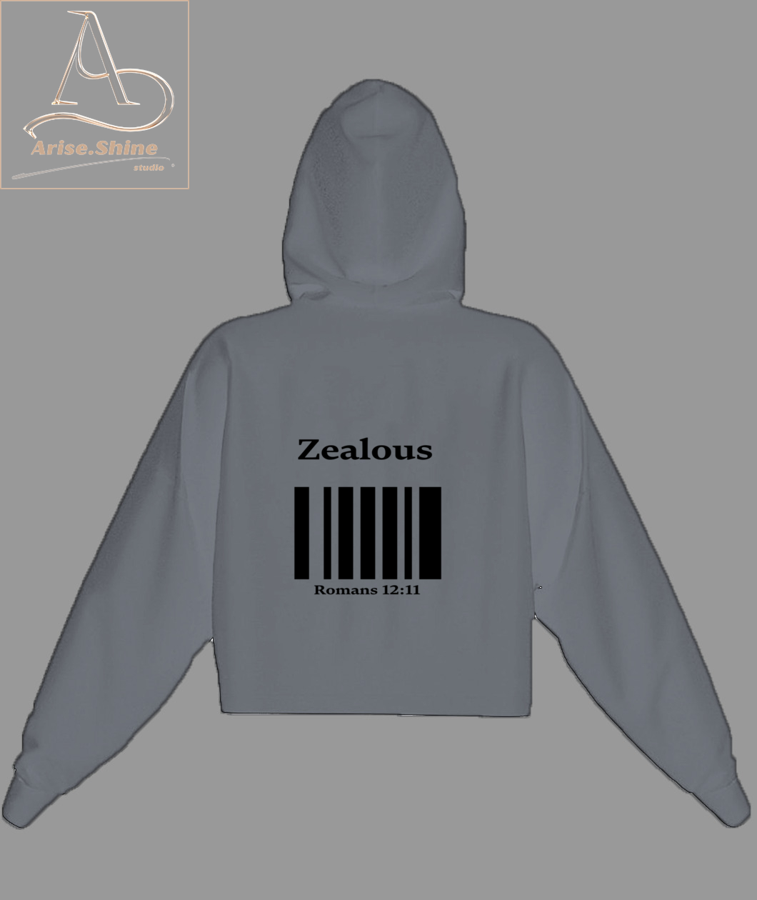 Lady'S Fleece Cropped Hoodie | Lane Seven LS12000