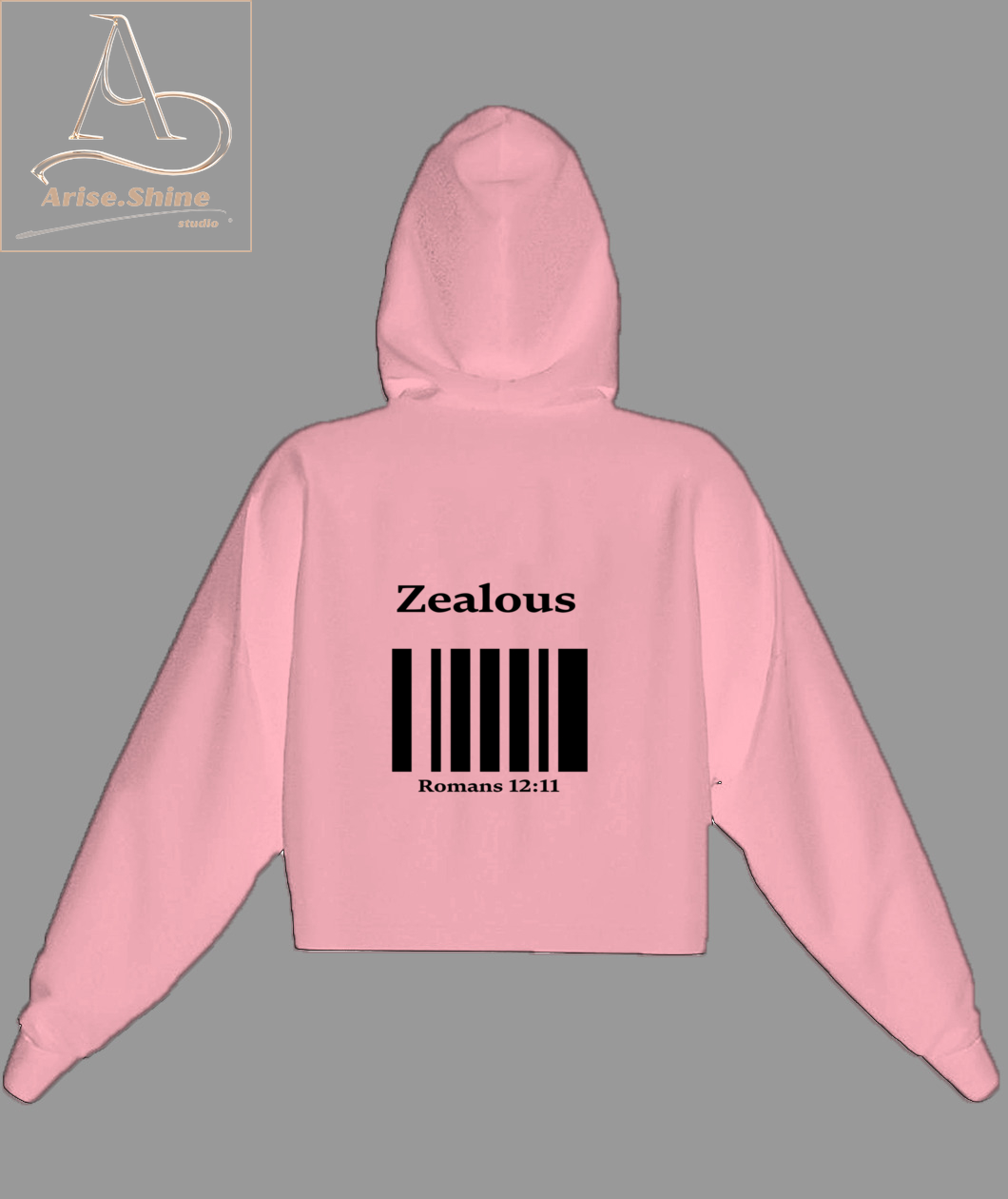 Lady'S Fleece Cropped Hoodie | Lane Seven LS12000
