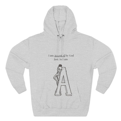 Three-Panel Fleece Hoodie