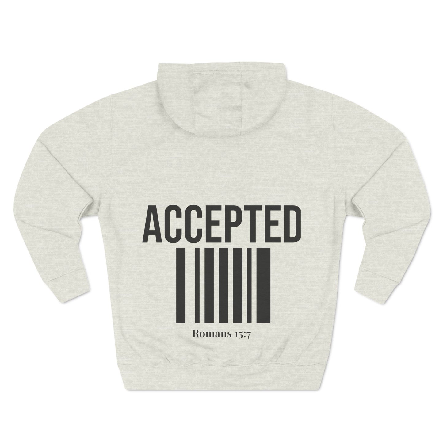 Three-Panel Fleece Hoodie