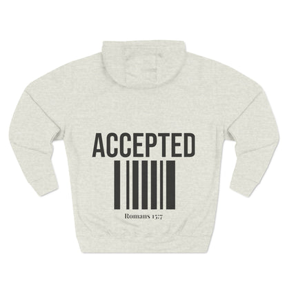 Three-Panel Fleece Hoodie