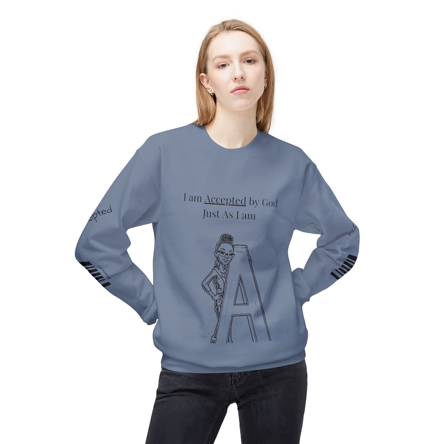A-Z Bible Affirmation Unisex  Crewneck Sweatshirt