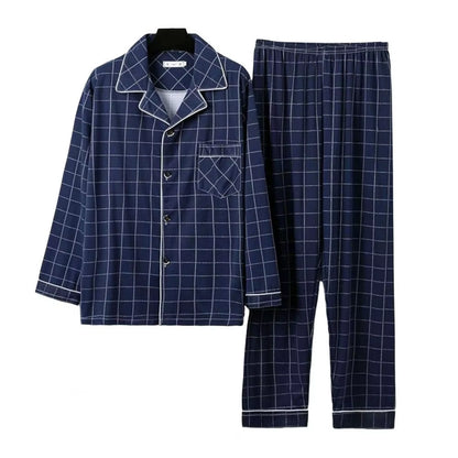 Men Fall Winter Pajamas Set 