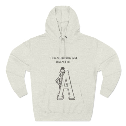 Three-Panel Fleece Hoodie