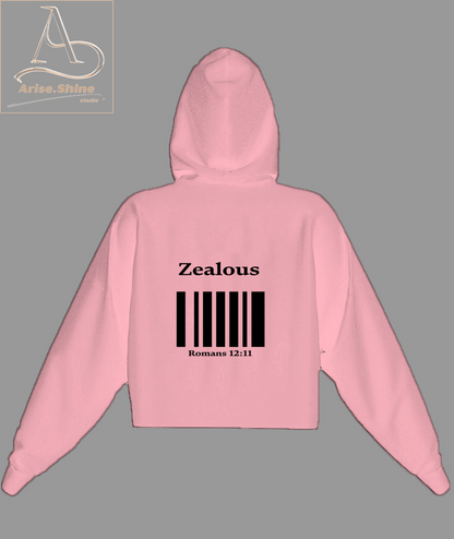 Lady'S Fleece Cropped Hoodie | Lane Seven LS12000