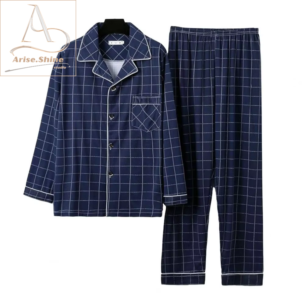 Men Fall Winter Pajamas Set 